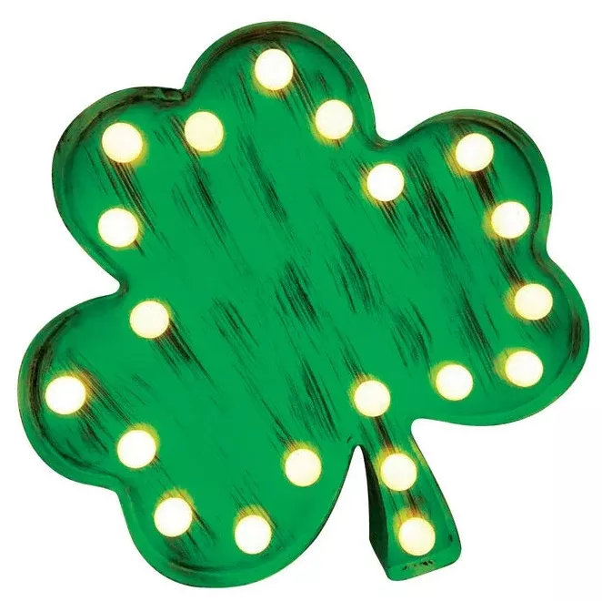 Sylvania V88236-71 Tabletop LED Shamrock, Green