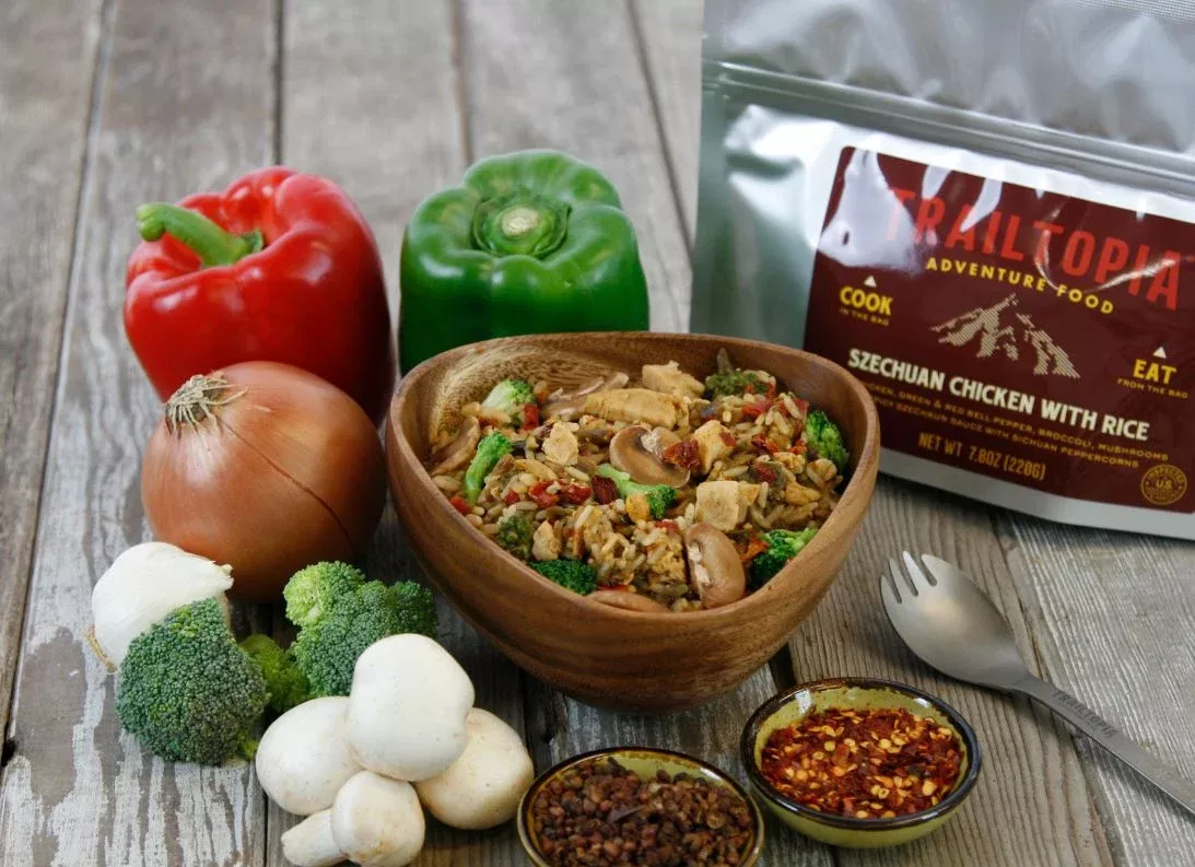 Szechuan Chicken with Rice