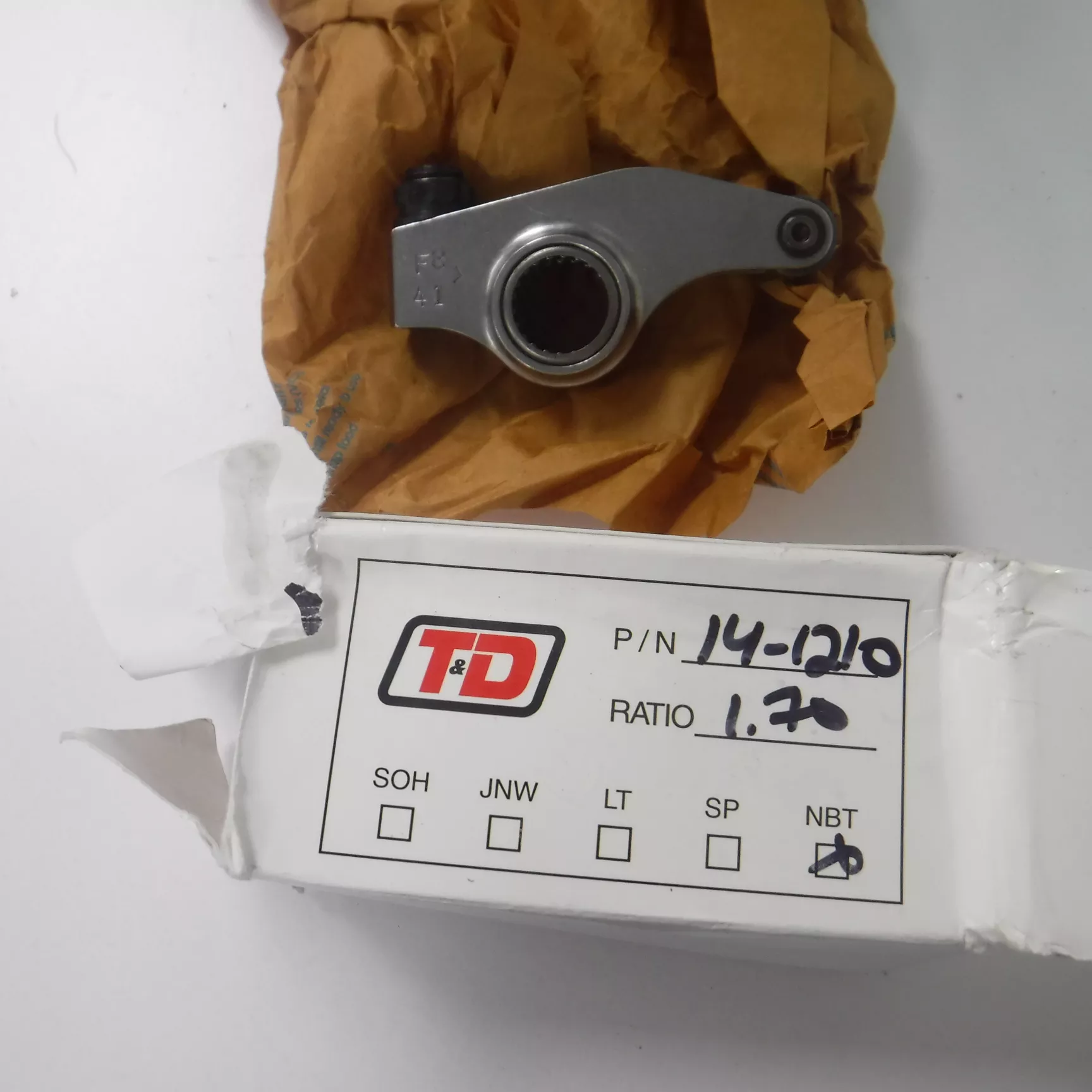 T&D Shaft Mount Rocker Arm W/Short Tail 14-1210