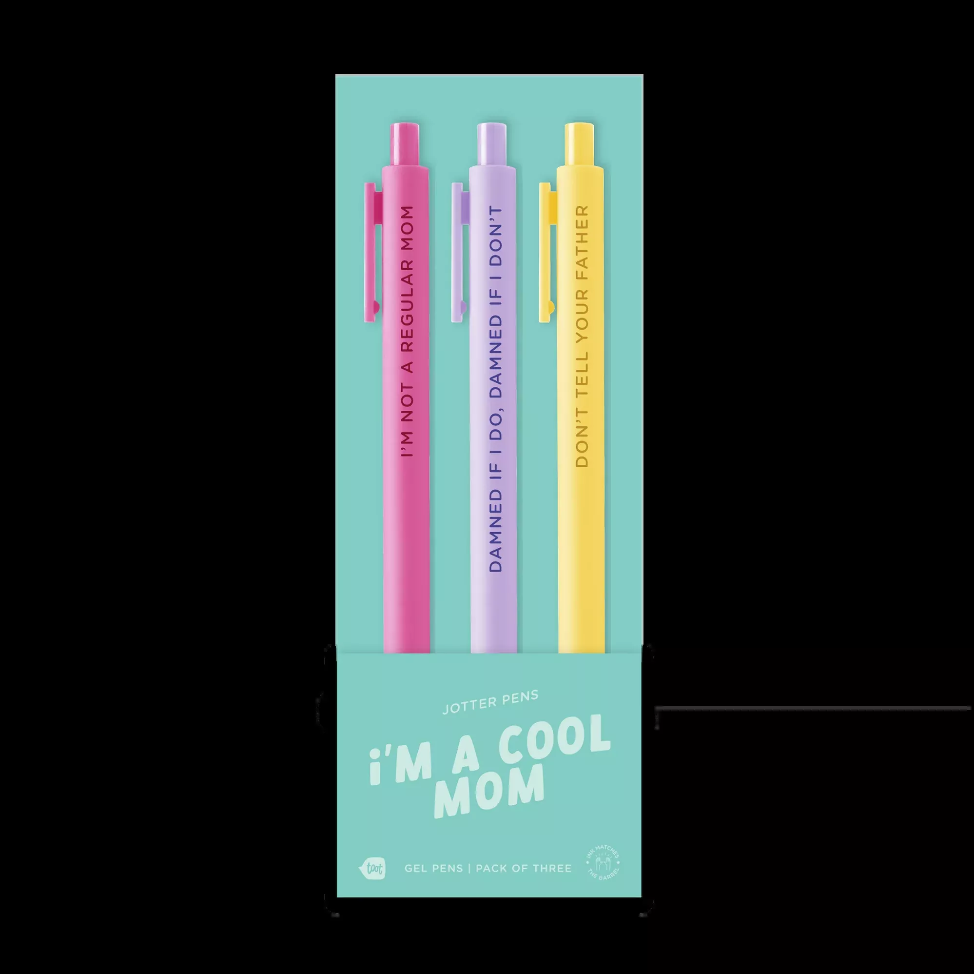 Talking Out of Turn - Jotter Pens Set of 3, I'm a Cool Mom