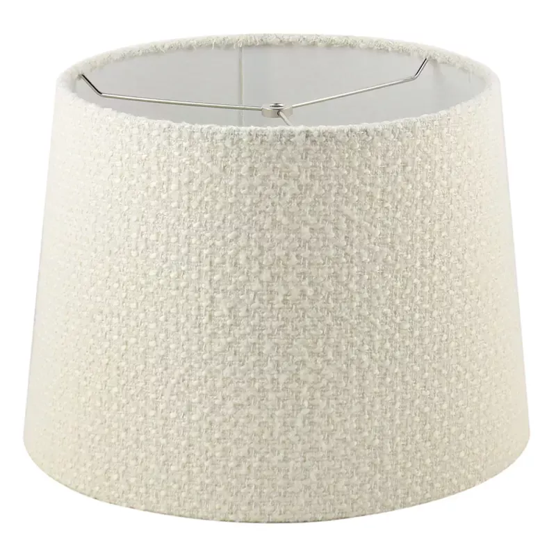 Tan Fabric Textured Lamp Shade, 9"