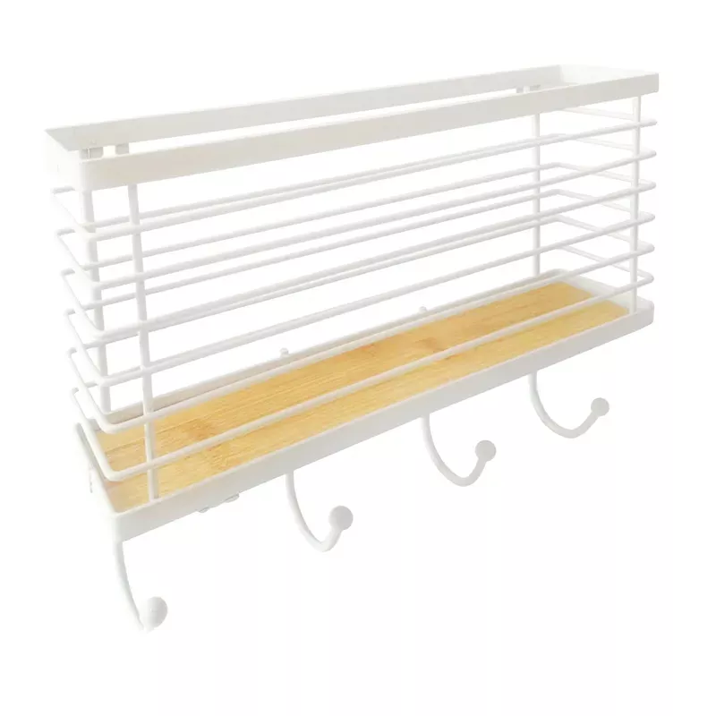 Tao Metal Wall Organizer, Matte Grey