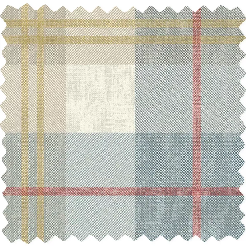 Tartanowski Denim Blue Linen Fabric