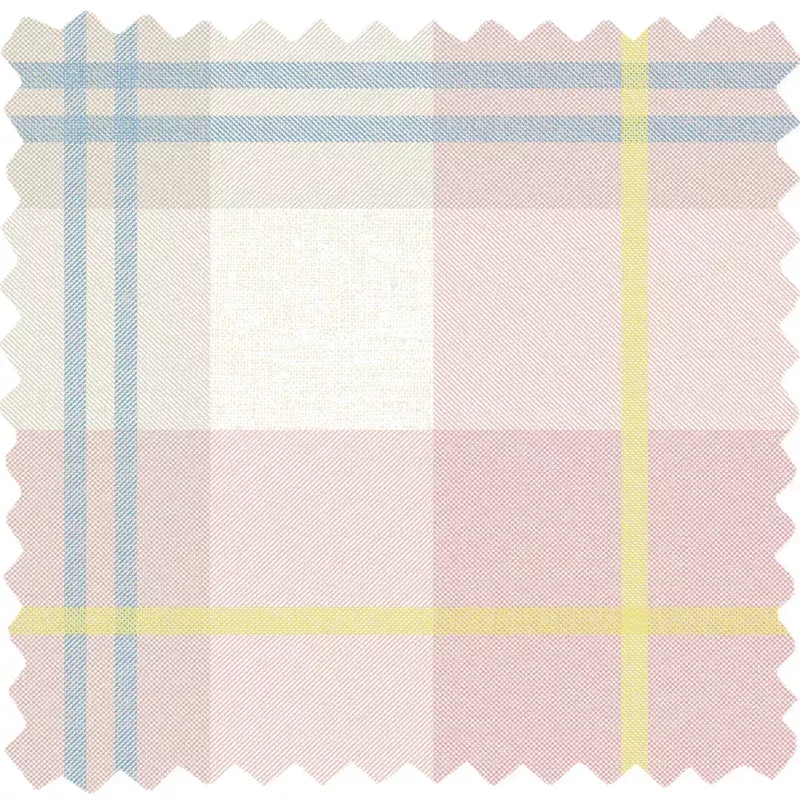 Tartanowski Taffy Pink Linen Fabric