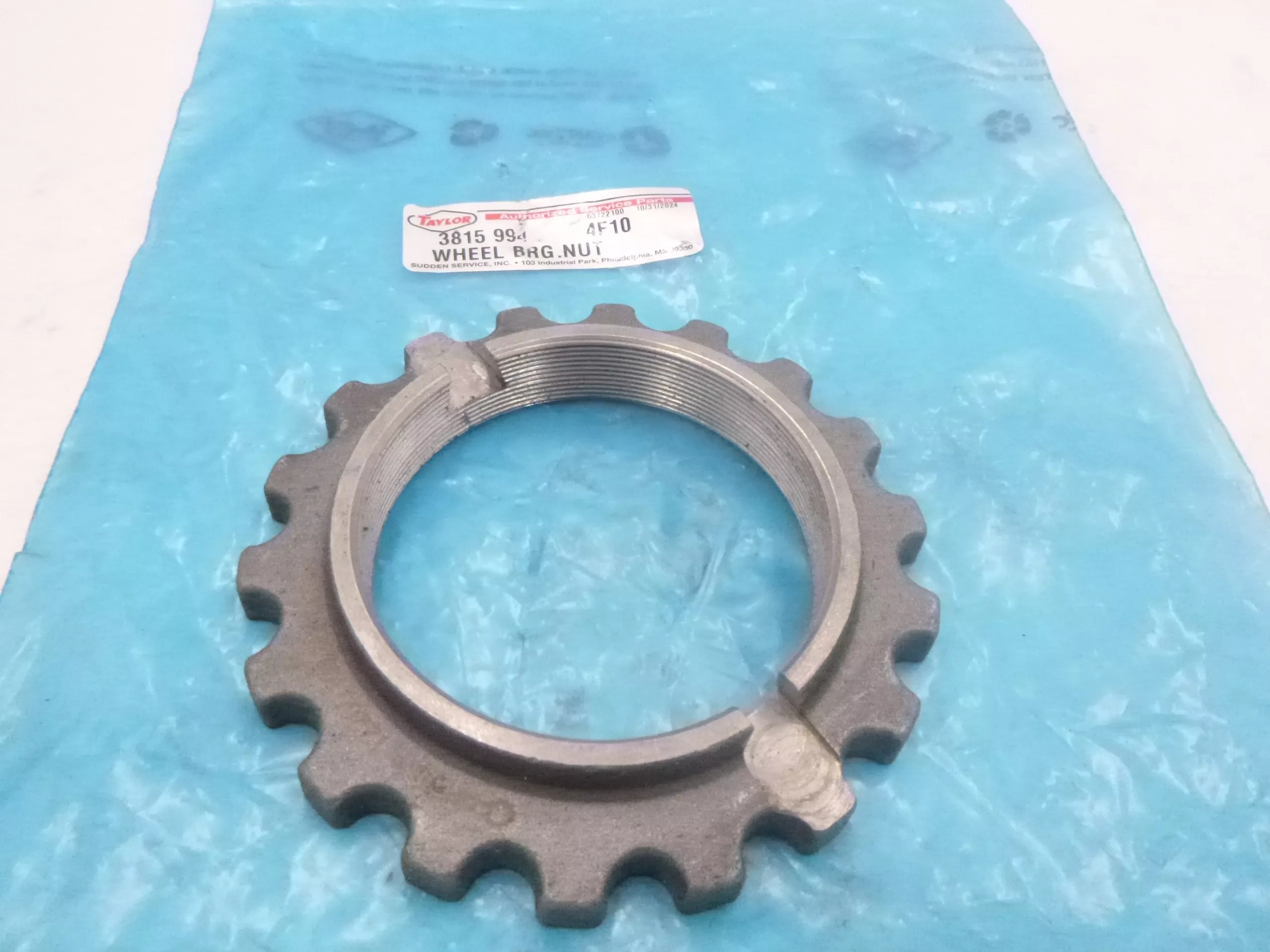 Taylor Nut-Wheel Bearing Fin Forklift 3815-994 4F10