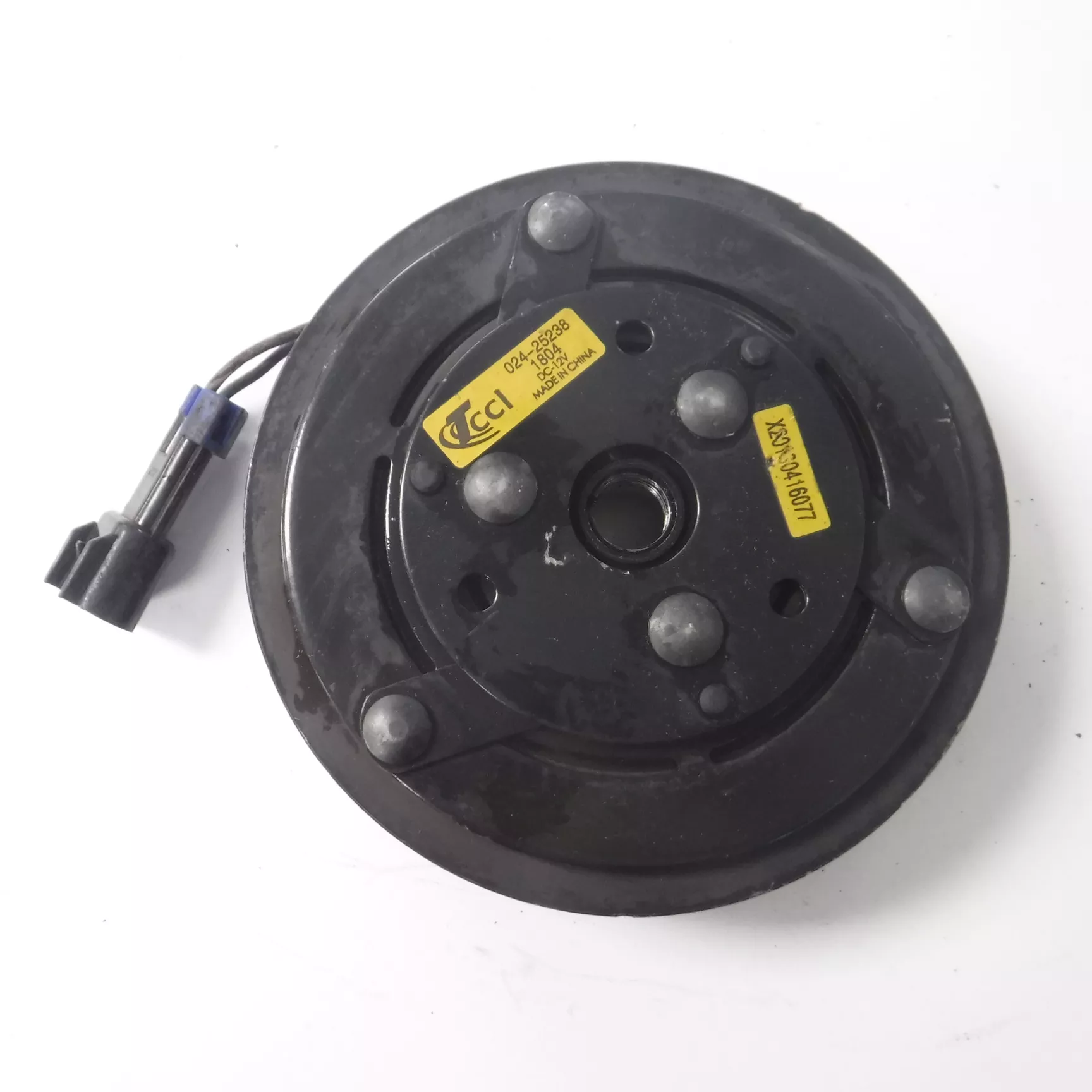 TCCI York Style 2-Groove Comp Clutch Assy 024-25238 for 1972-1985 Ford E Van
