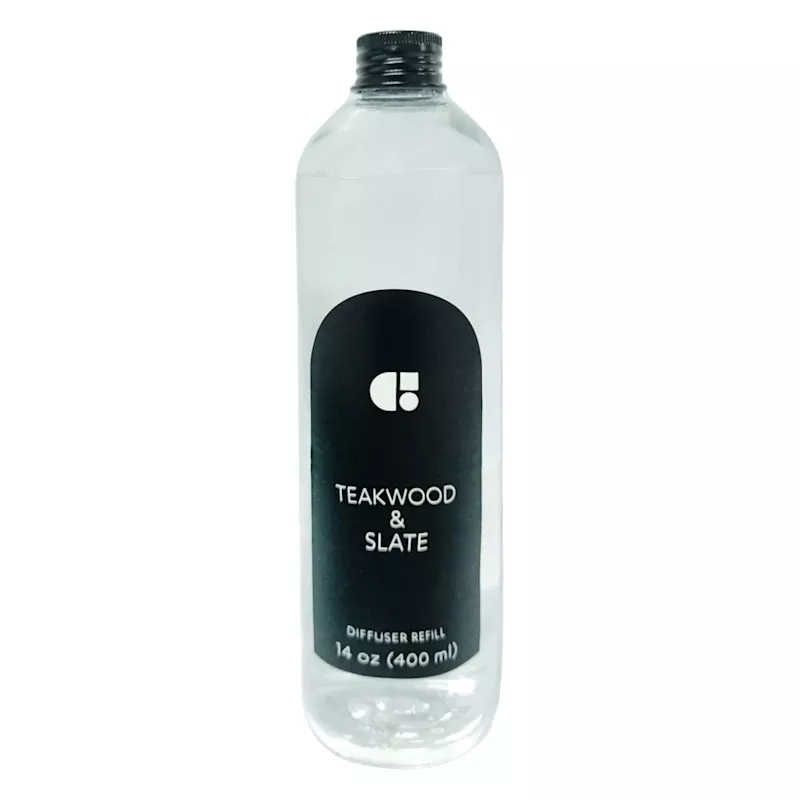 Teakwood & Slate Scented Diffuser Refill, 400ml