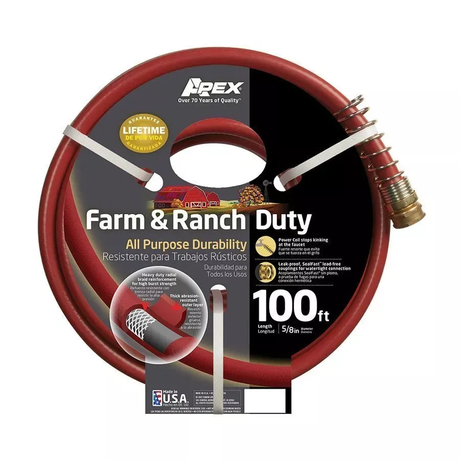 Teknor Apex 5/8"x100' Farm & Ranch Duty Hose