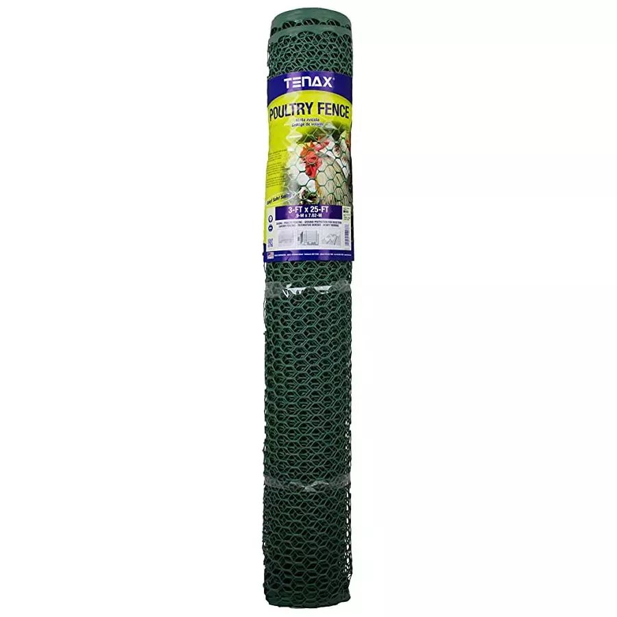 Tenax Poultry Netting - Green - 3' x 25'