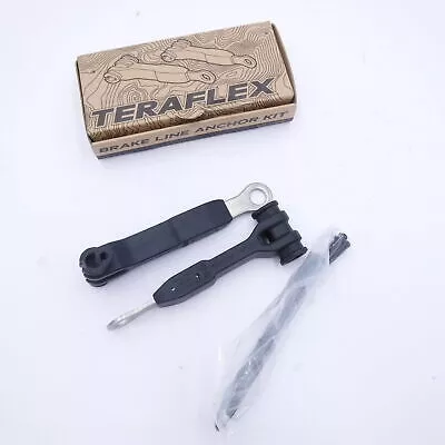 Teraflex Brake Line Anchor Kit W/ 1 Mounting Hole for Jeep Wrangler 2007-2018