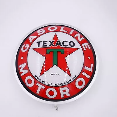 Texaco 15″ Slim Line Backlit LED Wall Mount Lighted Sign Neonetics 7TXOIL