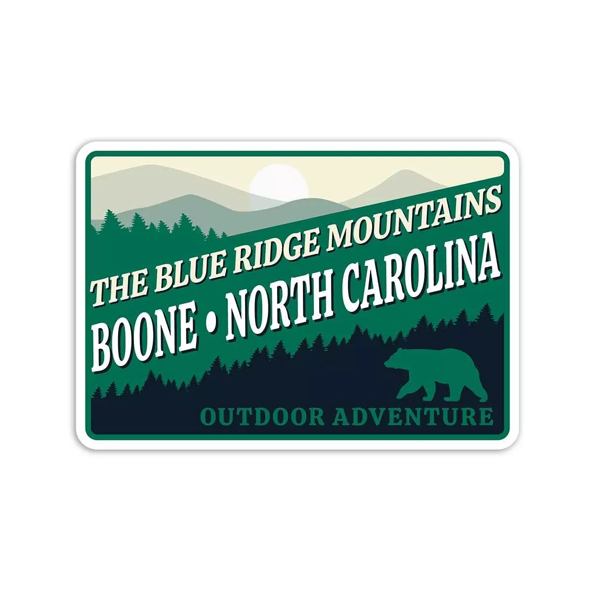 TGT Boone Blue Ridge Mountains Sticker