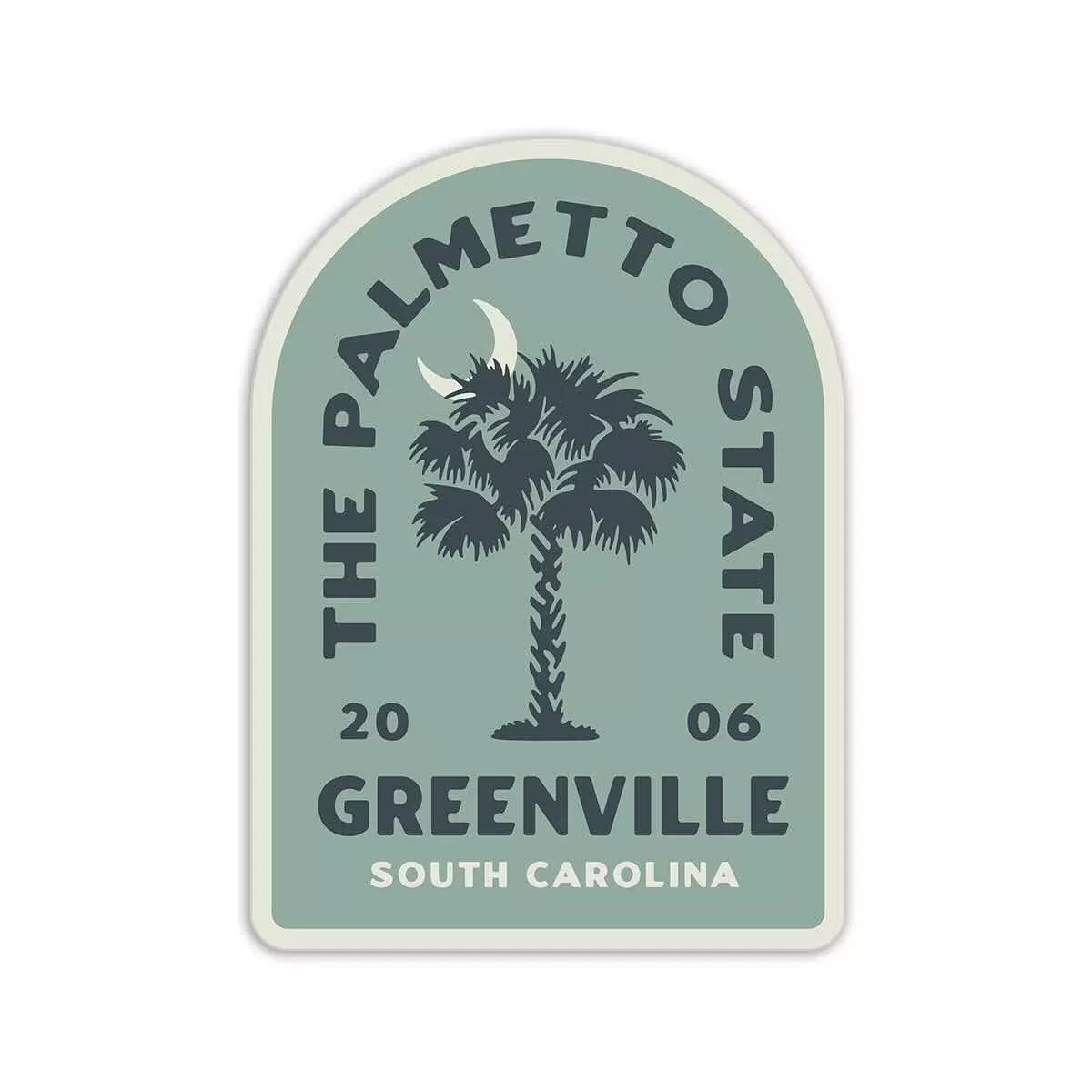 TGT Greenville Palmetto State Sticker