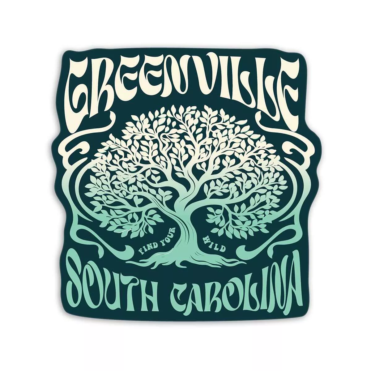 TGT Greenville Tree Sticker