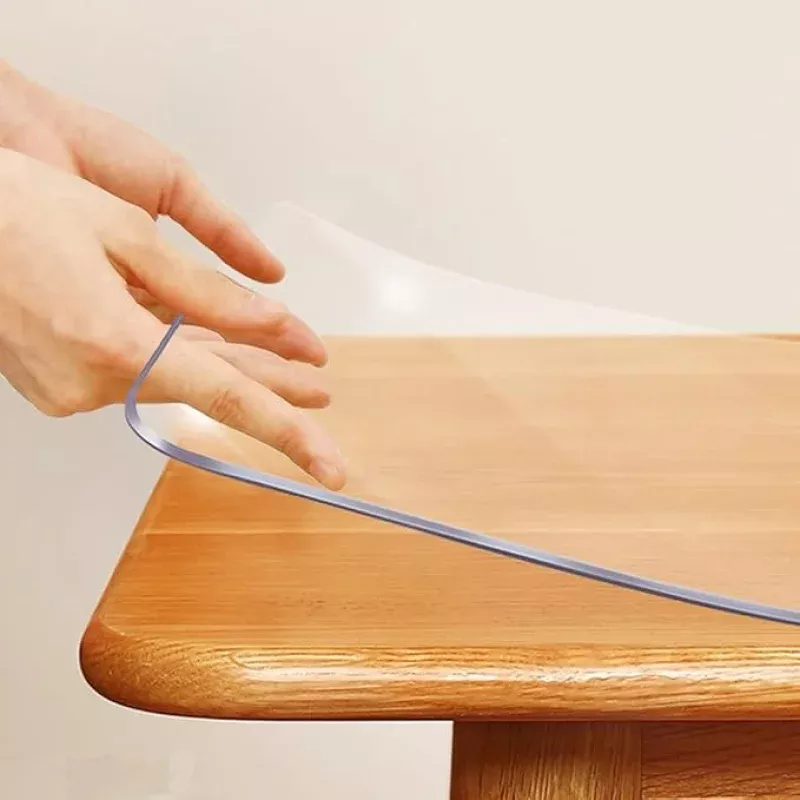 Thick Clear Table Top Cover – 72 x 32 Inches, Heavy Duty, No Plastic Smell
