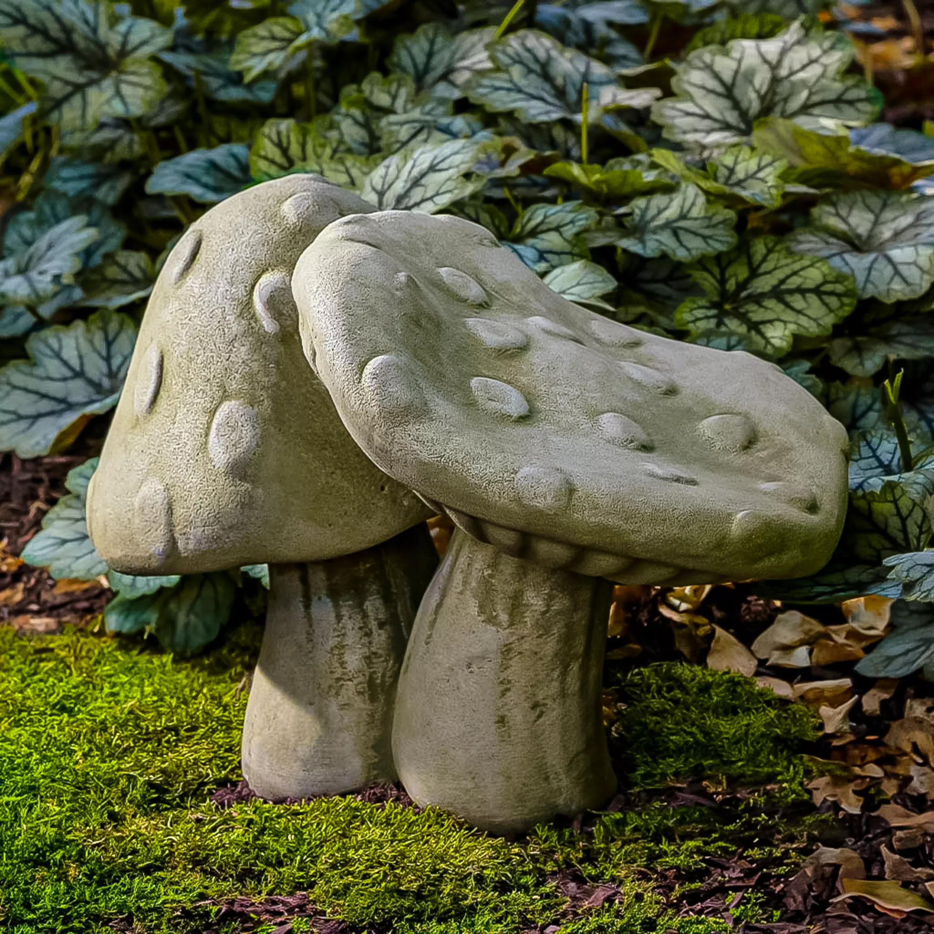 Toadstools Garden Statue