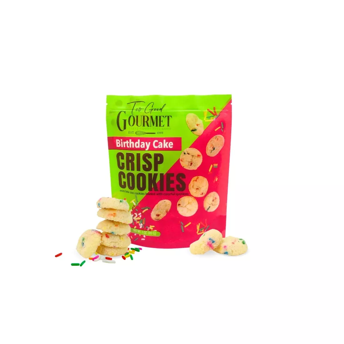 Too Good Gourmet - Birthday Cake Crisp Cookies