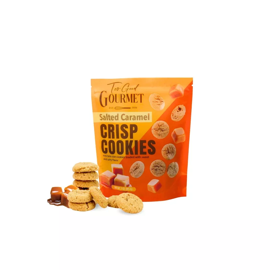 Too Good Gourmet - Salted Caramel Crisp Cookies