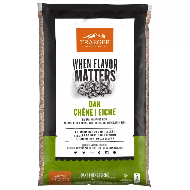 Traeger Wood Fired Grills – FSC Eik Blend Pellets 9kg