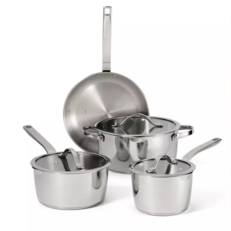 Tramontina 4 Pcs. Tempo Stainless Steel Cookware Set