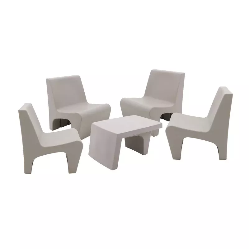 Tramontina Berta 5 Pcs. Polyethylene Lounge Set