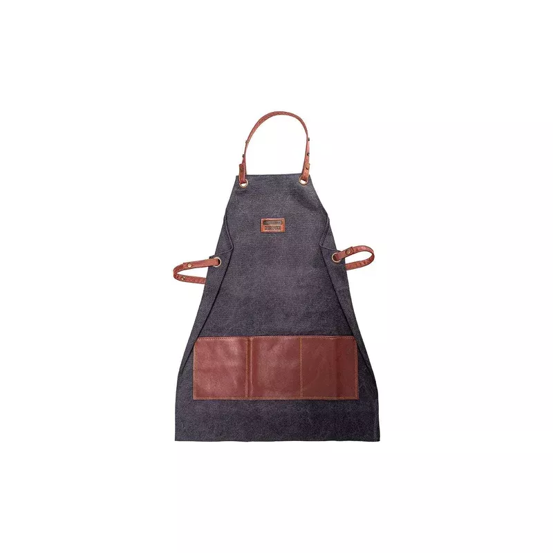 Tramontina Denim Fabric with Synthetic Leather Barbecue Apron