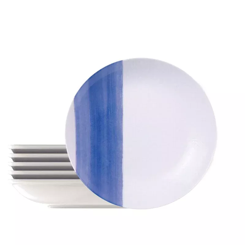 Tramontina Soho 6 Pcs. Fine Porcelain Deep Plate Set 22 cm