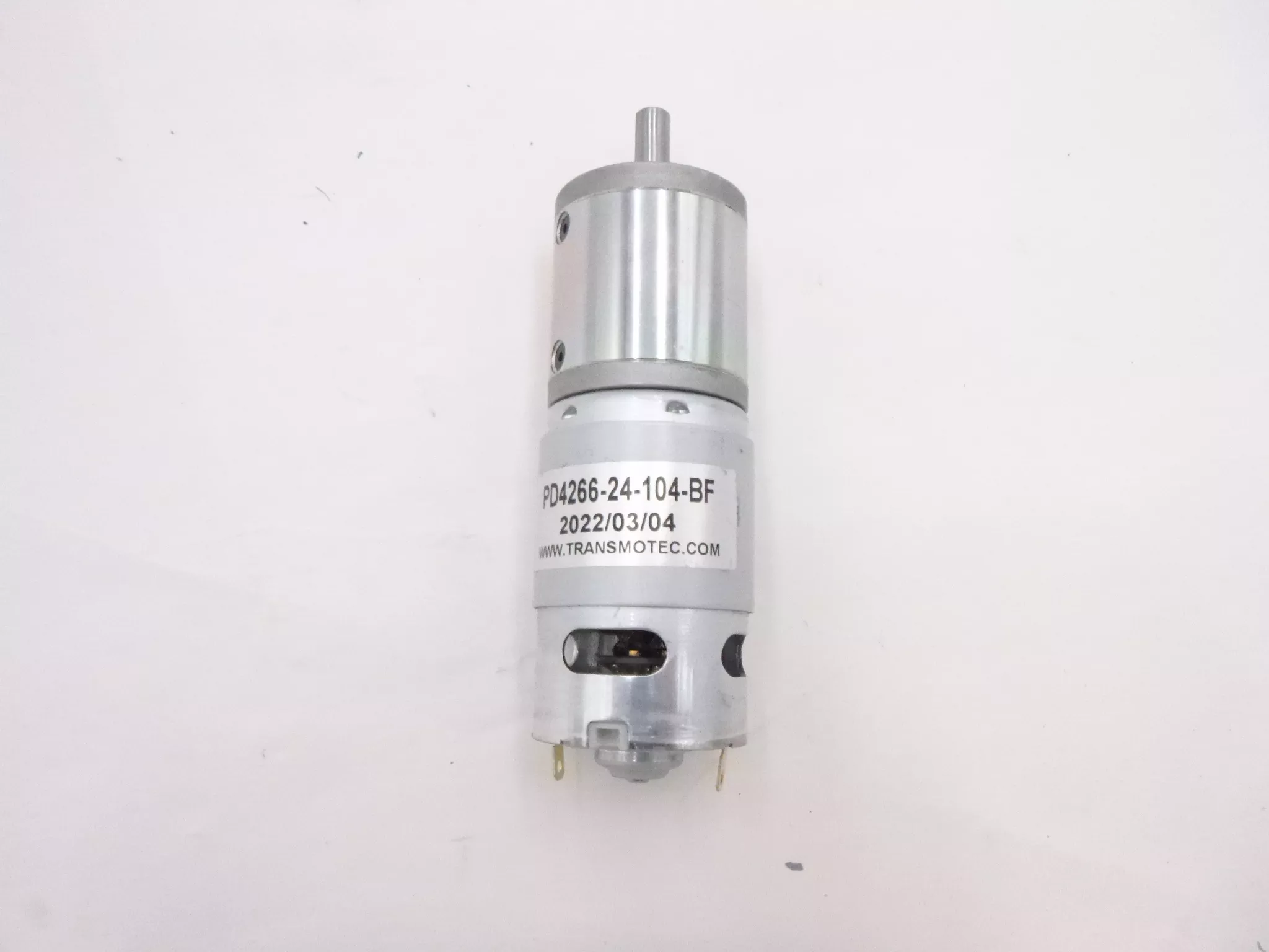 Transmotec PD4266-24-104-BF Planetary DC Motor 24VDC 2.1A 63RPM 7.78W