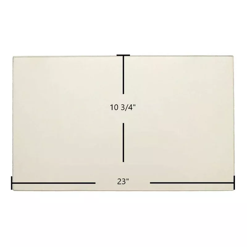 Travis Medium Flush Wood Insert Ceramic Glass Panel OEM Replacement (23″ x 10 3/4″) | Part #250-02183