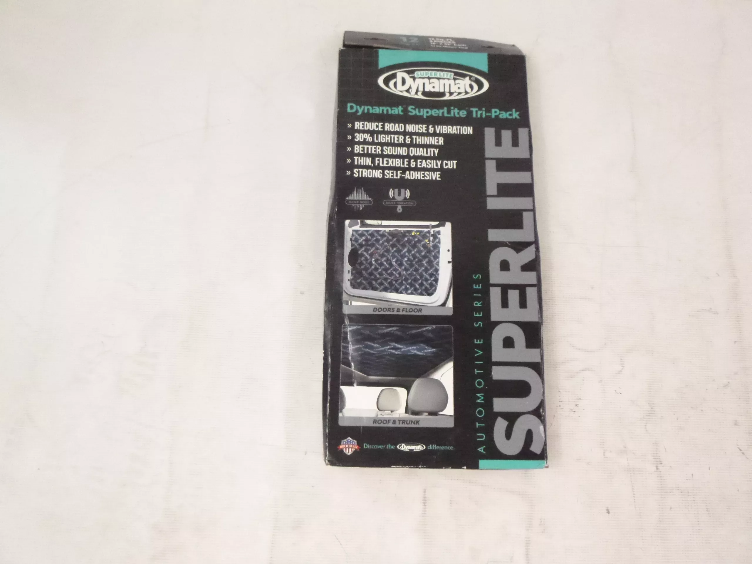 Tri-Pack Dynamat 18″ x 32″ Self-Adhesive Sound Deadener with Superlite 10612