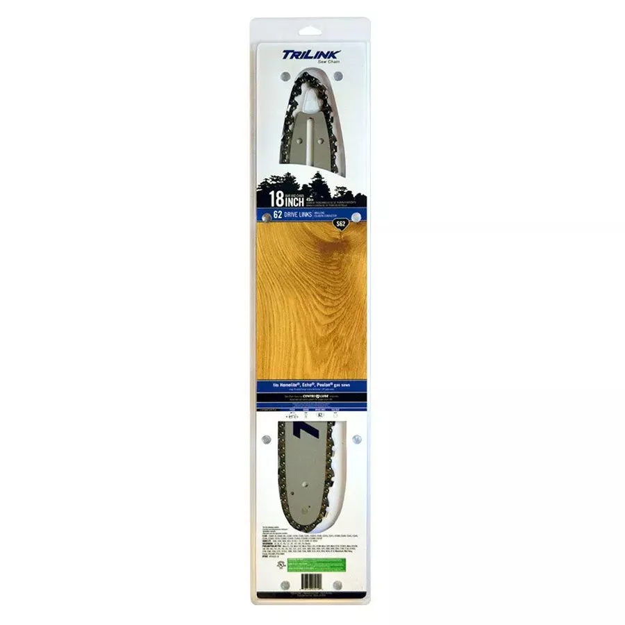 TriLink Saw Chain S62 18" Bar and Chain Combo