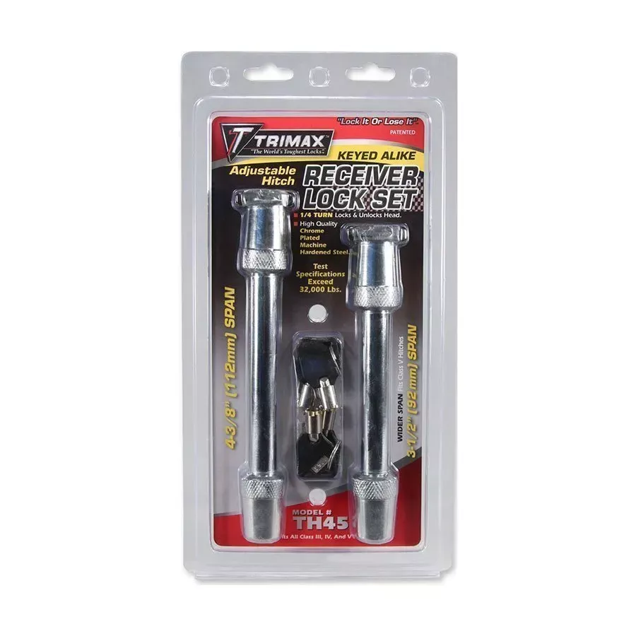 Trimax Rapid Hitch Adjustable Keyed Alike Lock Set