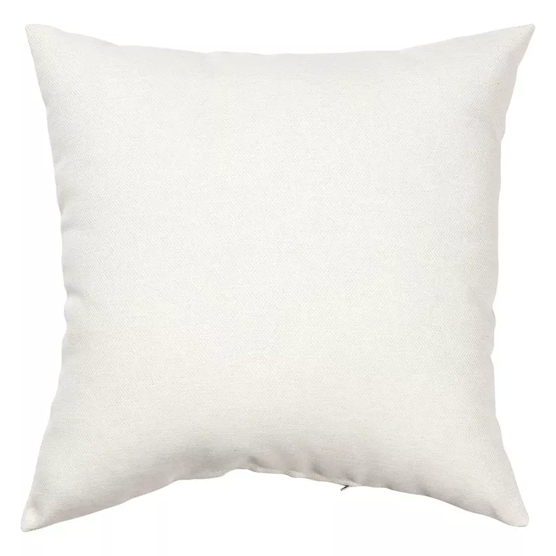 Tristan Heather White Premium Oversized Square Outdoor Throw Pillow, 20"