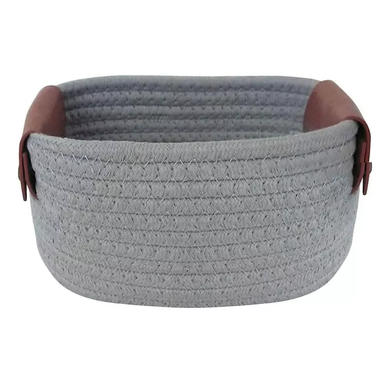 Tristin Grey Rectangle Storage Bins, Medium