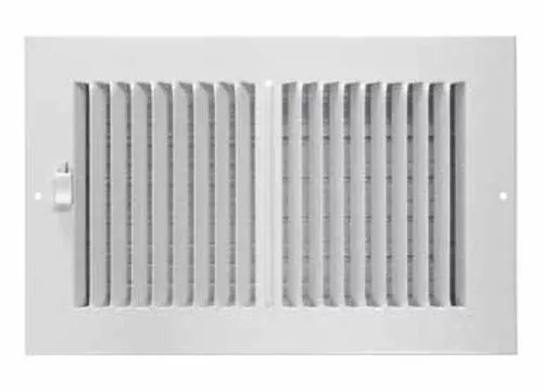 Truaire C102M 08X04 2-Way Sidewall Ceiling Register, 8" x 4"