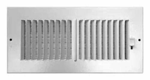 Truaire C102M 10X04 2-Way Sidewall Ceiling Register, 10" x 4"