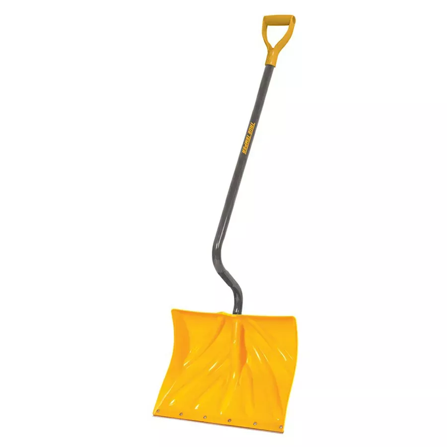 True Temper Poly Combo Snow Shovel with Ergonomic Handle - 18"