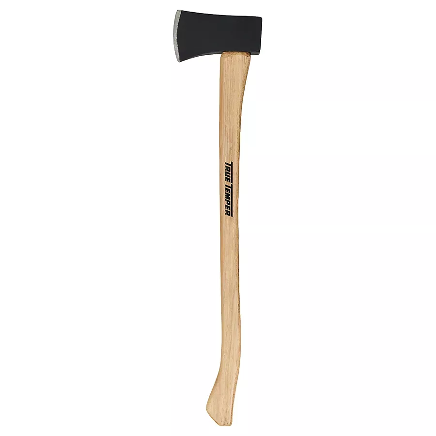 True Temper Toughstrike Single Bit Michigan Axe with Fiberglass Handle - 3.5 lb