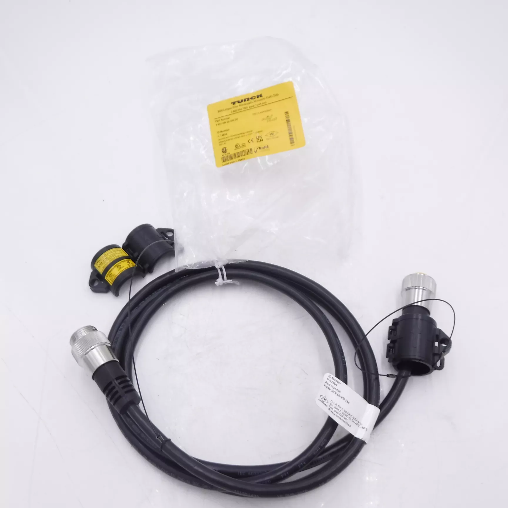 Turck 7/8″MNPT x 7/8″FNPT Minifast Extension Cordset Connector PRSV RKV 664942M
