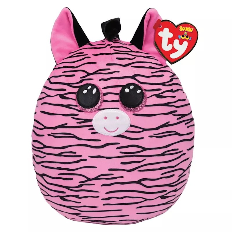 Ty Squish-A-Boos Zoey The Pink Zebra