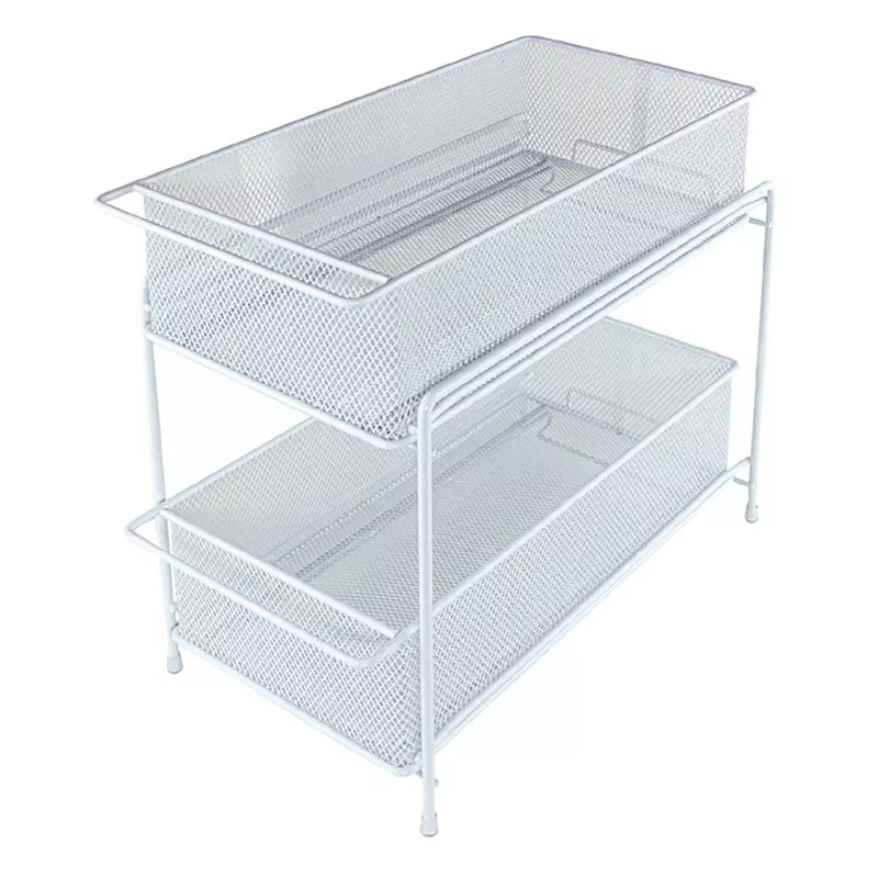 Under the Sink Storage Organizer, White