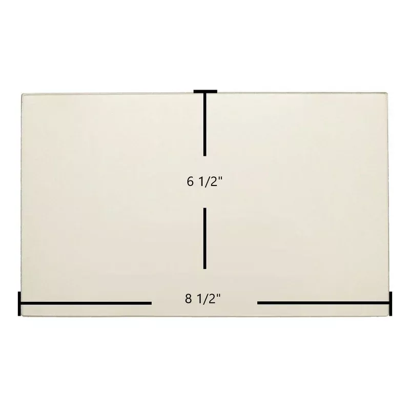 US Stove 5101s Ceramic Glass Panel | 8 1/2″ x 6 1/2″ | Part #892686