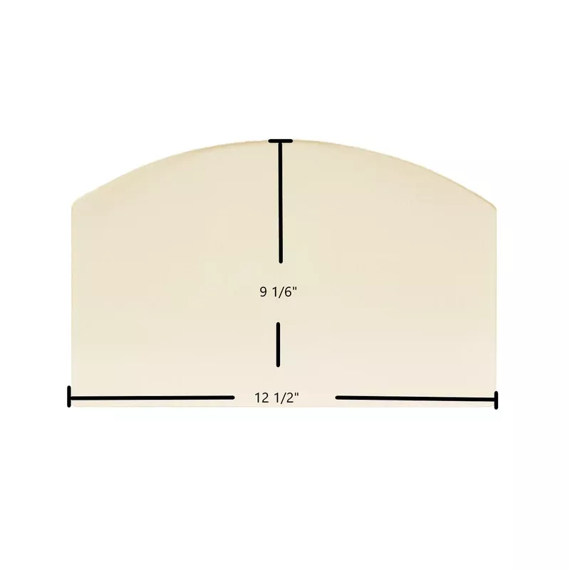 US Stove 5440 Ceramic Glass Panel | 12 1/2″ x 9 1/16″ | Part #88708