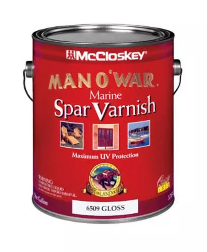 Valspar 6509-05 "Man-O-War" Spar Marine Varnish, Quart, Gloss
