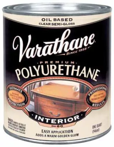 Varathane 6041H Interior Liquid Plastic Semi Gloss Clear, 1 Qt