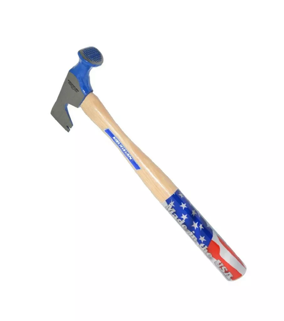 Vaughan & Bushnell WB Milled Crowned Face Drywall Hammer, 12 Oz, Hickory Handle