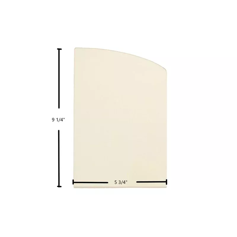 Vermont Castings Intrepid II Ceramic Glass Panel | 5 3/4″ x 9 1/4″ | Left: Part #140-1156 / Right: Part #140-1157