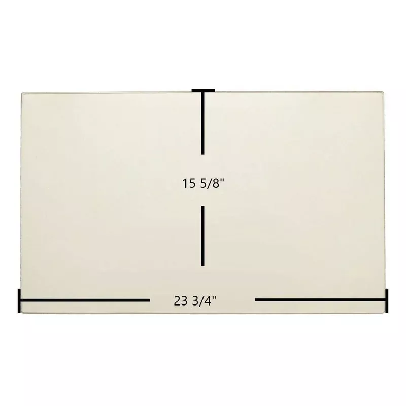 Vermont Castings Radiance Gas Stove Ceramic Glass Panel | 23 3/4″ x 15 5/8″ | Part #1601290A