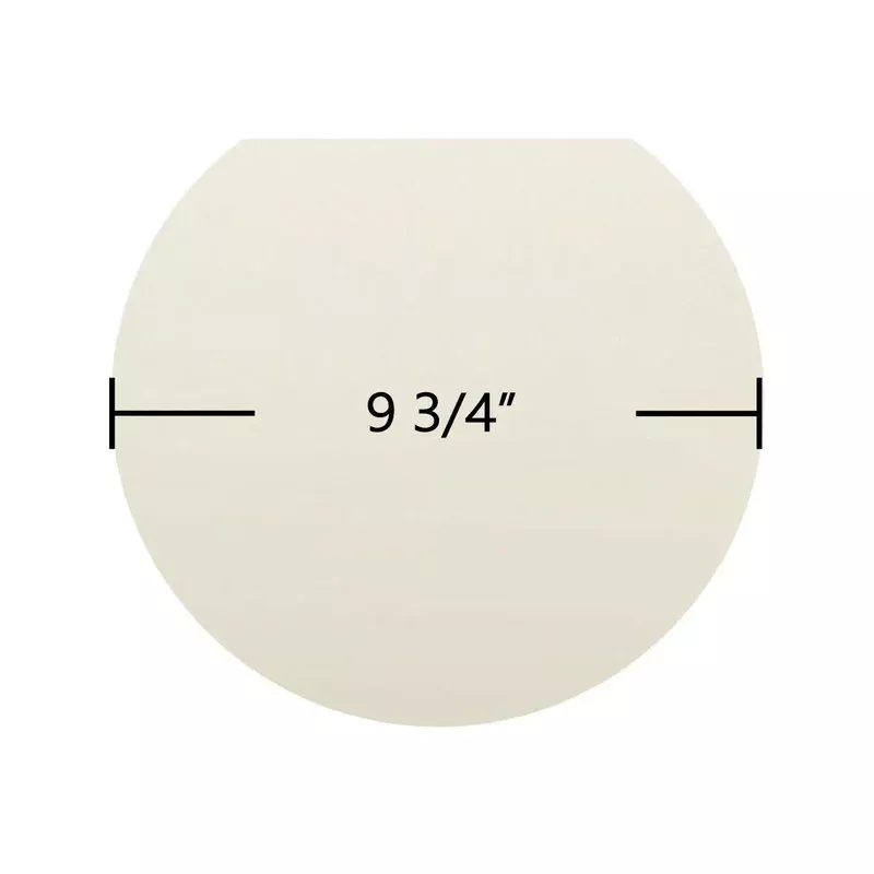 Vermont Iron The Elm Round Ceramic Glass Panel | 9 3/4″ Diameter | Part #219