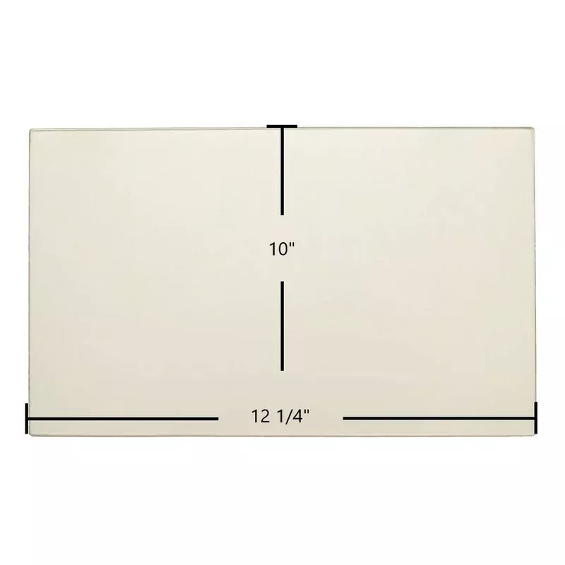 Vogelzang 5790 Pellet Stove Ceramic Glass Panel | 10″ x 12 1/4″ | Part #892258